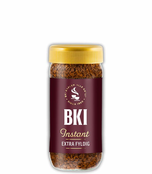 BKI instant kaffe med en indbydende crema