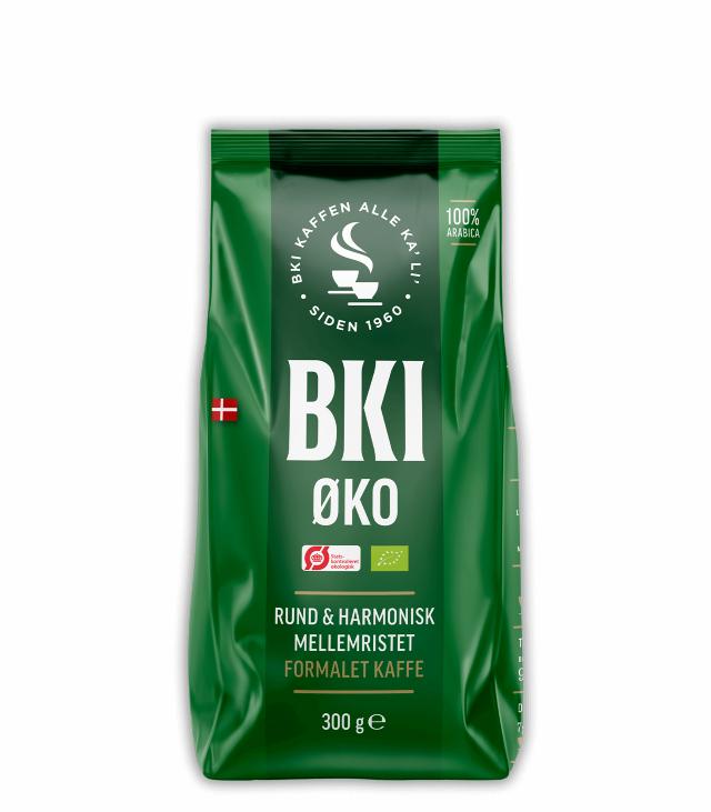 BKI ØKO kaffe 300g er mellemristet og med frugtig eftersmag