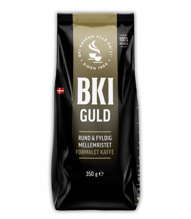 BKI Guld kaffe 350g har en fin aroma og god fylde